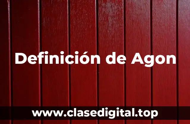 Definición de Agon