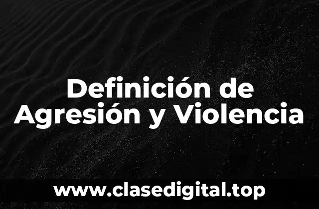 Definición Técnica de Agresión
