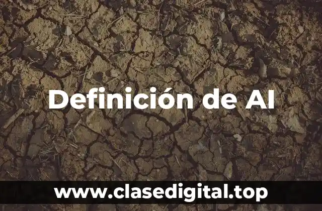 Definición de AI