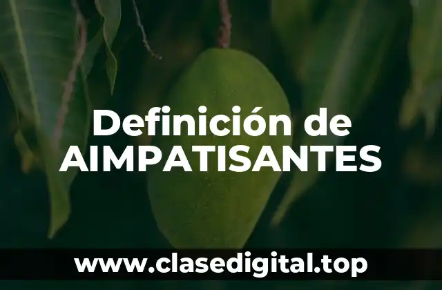 Definición de AIMPATISANTES