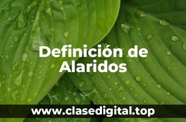 Definición de Alaridos