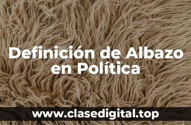 Definición Técnica de Albazo en Política