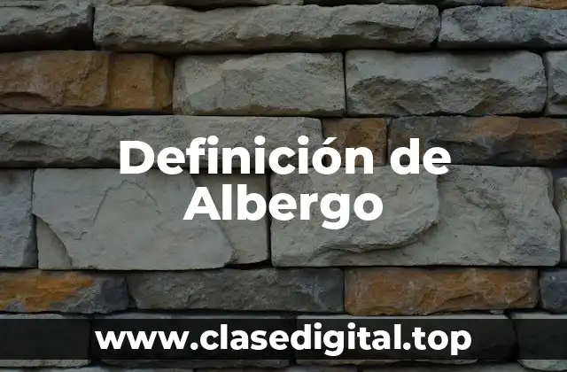 Definición de Albergo