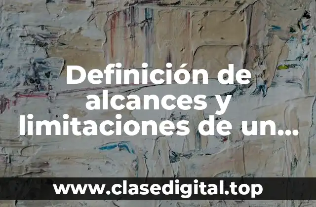 Ejemplos de alcances de un restaurante