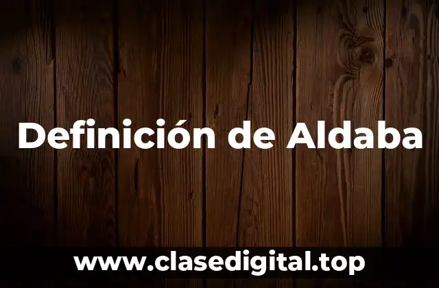 Definición de Aldaba