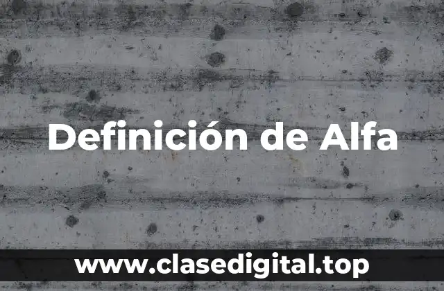 Definición técnica de alfa-lactoalbumina