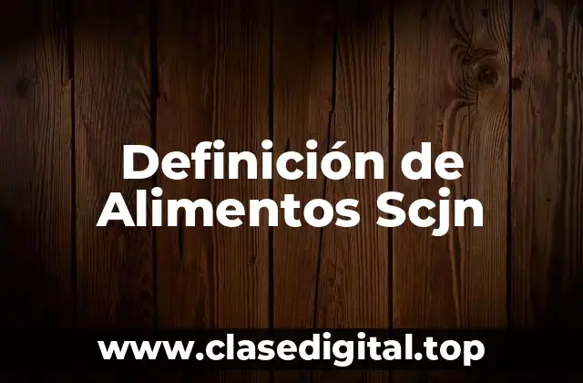 Definición de Alimentos Scjn