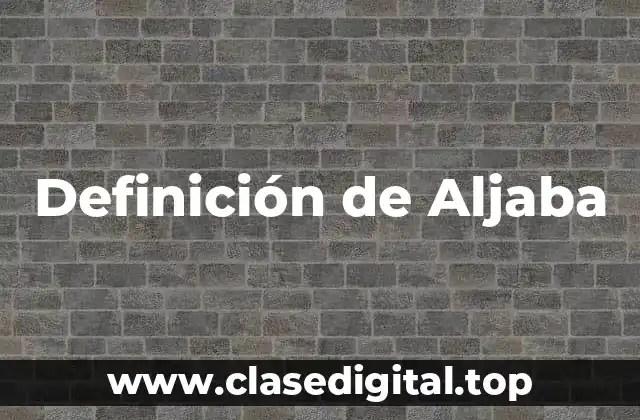 Definición de Aljaba
