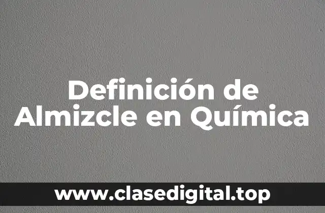 Definición de Almizcle en Química