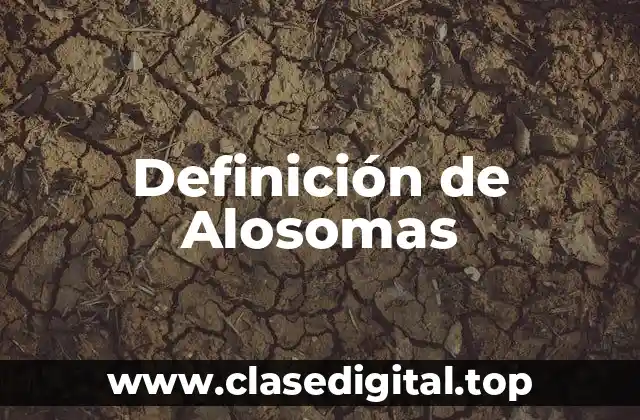 Definición de Alosomas