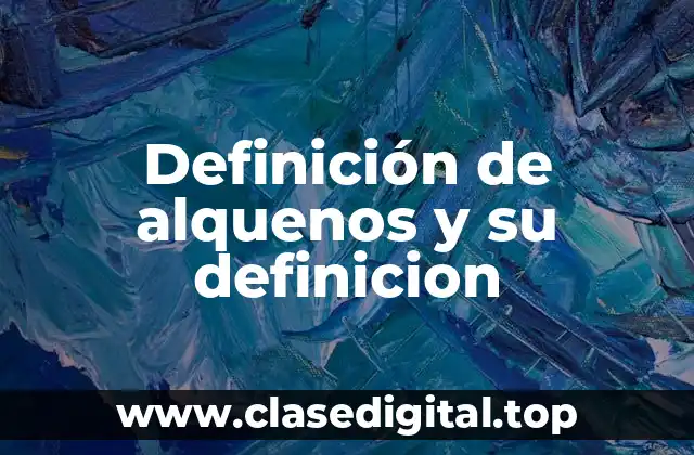 Ejemplos de alquenos