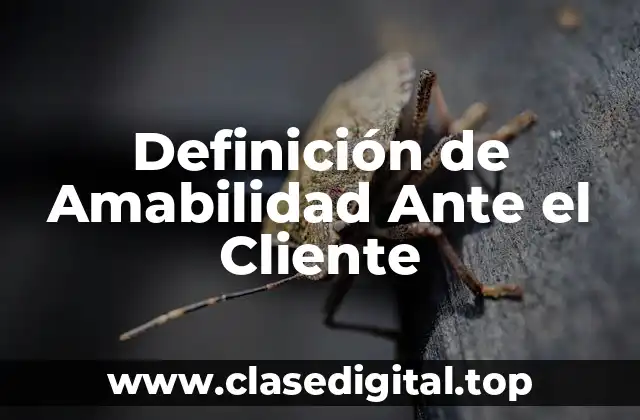 Ejemplos de Amabilidad Ante el Cliente