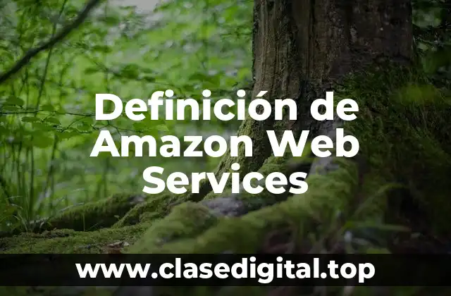 Definición de Amazon Web Services