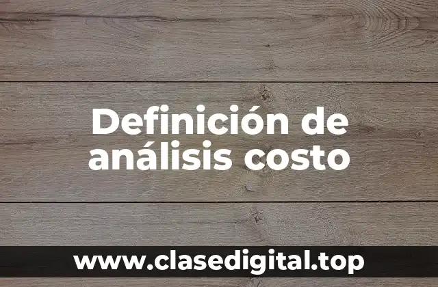 Ejemplos de análisis costo-efectividad