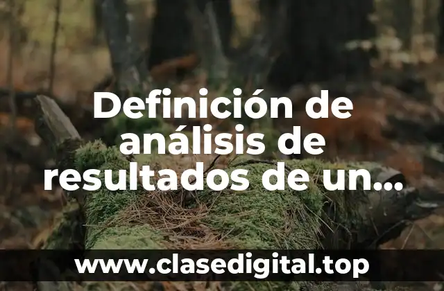 Ejemplos de análisis de resultados de un proyecto de cáncer