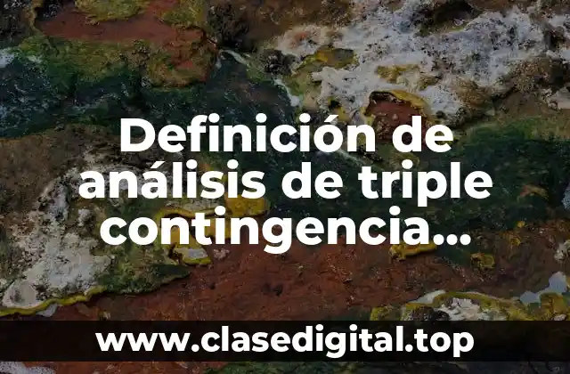 Ejemplos de análisis de triple contingencia psicología