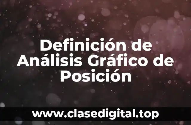 Definición de Análisis Gráfico de Posición