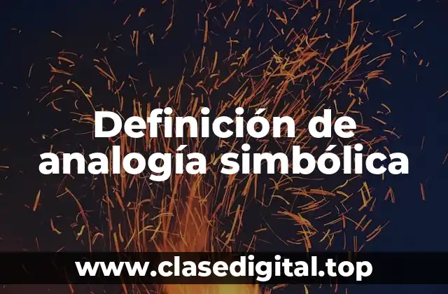 Ejemplos de analogía simbólica