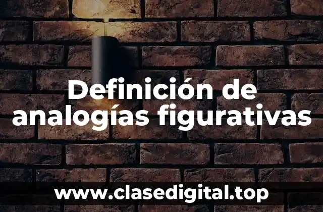 Definición de analogías figurativas