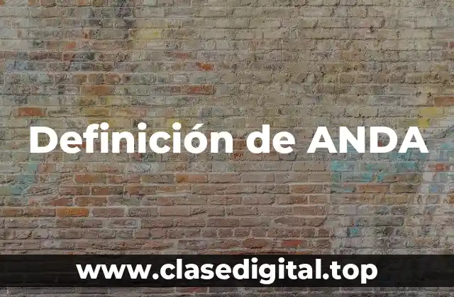 Definición de ANDA
