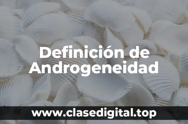 Definición de Androgeneidad