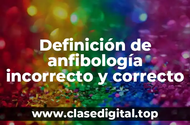 Ejemplos de anfibología