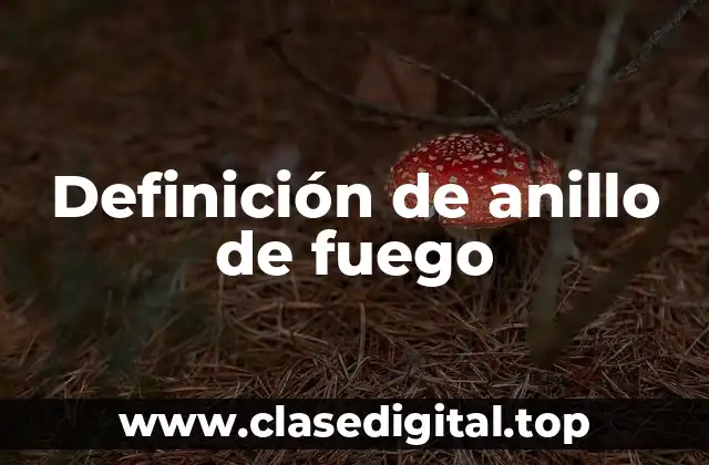 Definición de anillo de fuego