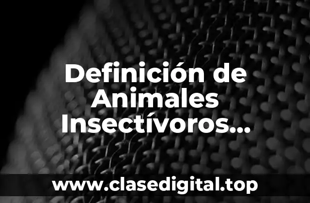 Definición de Animales Insectívoros Animados Lobo