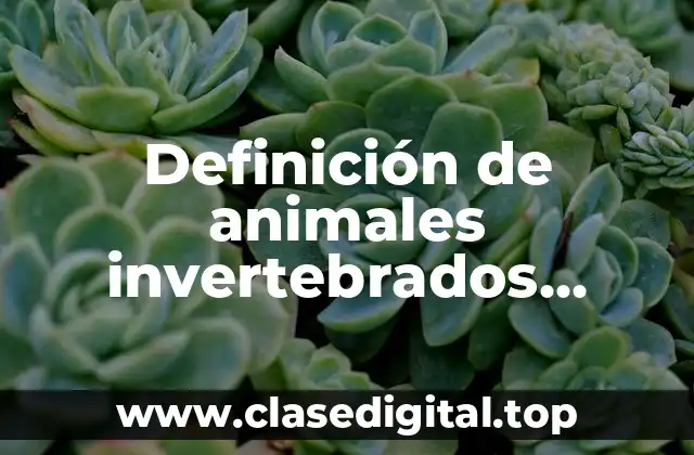 Ejemplos de animales invertebrados crustaceos