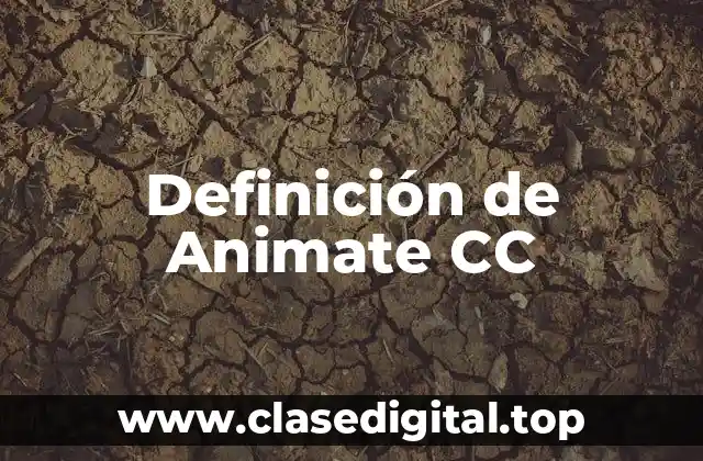 Definición de Animate CC