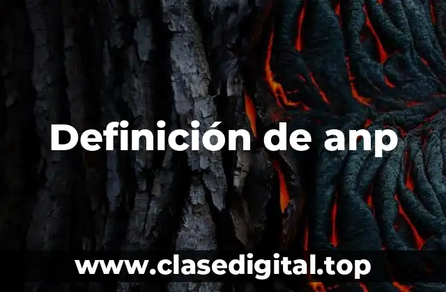 Ejemplos de anp
