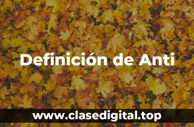 Ejemplos de Anti-Derivación