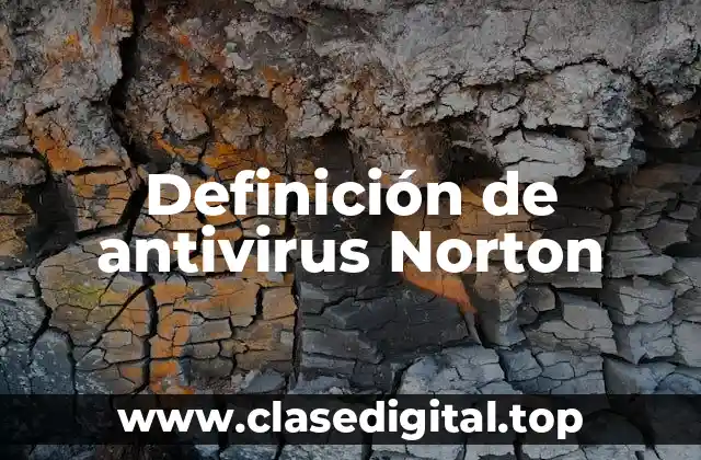 Definición de antivirus Norton