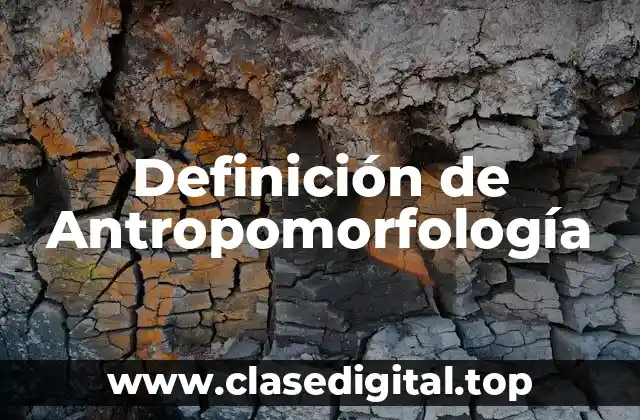 Definición de Antropomorfología