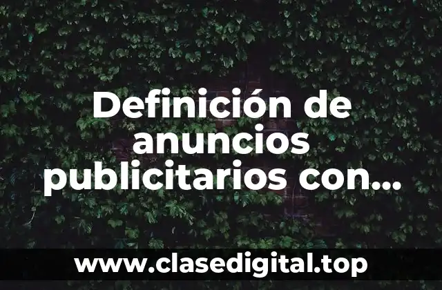 Definición de anuncios publicitarios con descuentos
