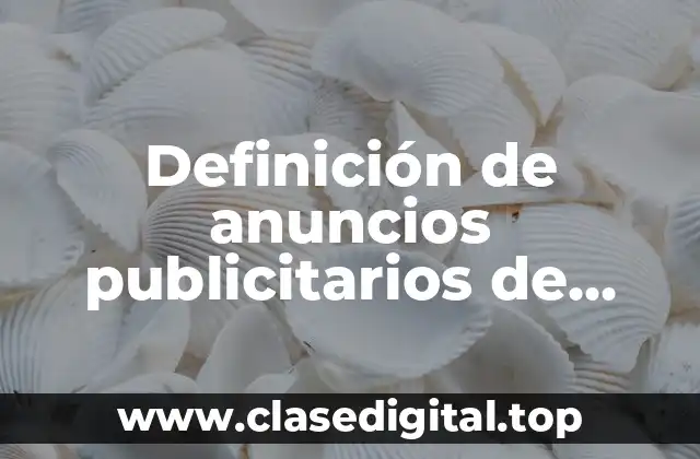 Definición de anuncios publicitarios de bicicleta