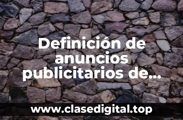 Definición de anuncios publicitarios de Dragon Ball