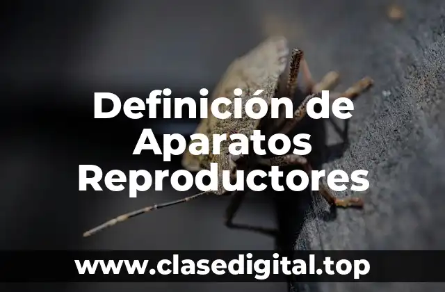 Definición de Aparatos Reproductores