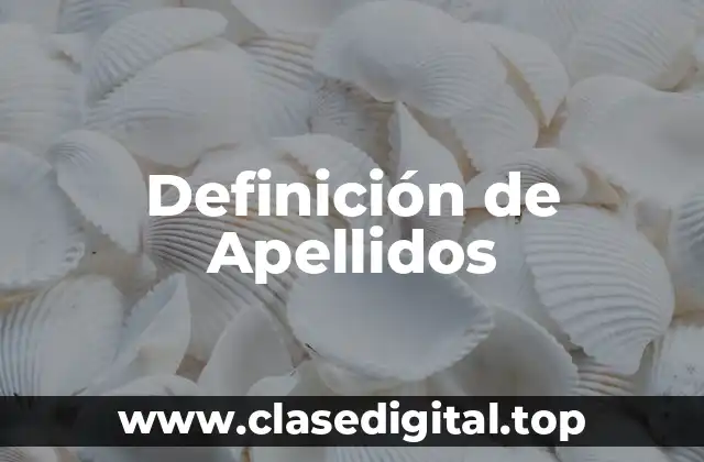 Definición de Apellidos