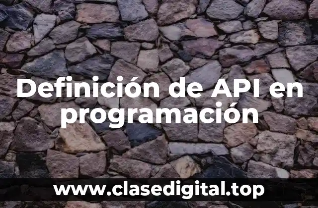 Ejemplos de API