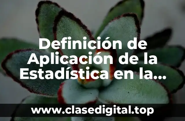 Ejemplos de aplicación de la estadística en la química