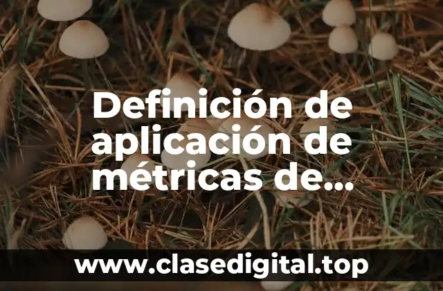 Ejemplos de aplicación de métricas de software