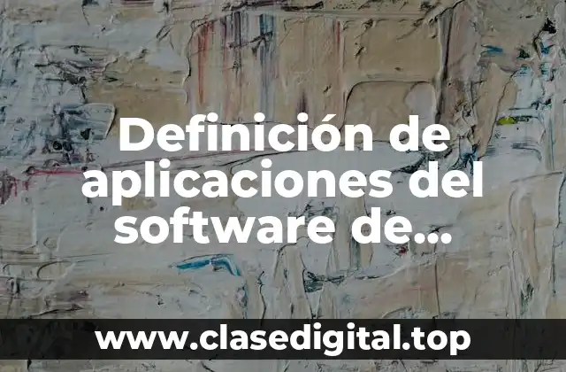 Definición de aplicaciones del software de seguridad y de utilerias