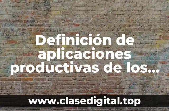 Definición de aplicaciones productivas de los imanes