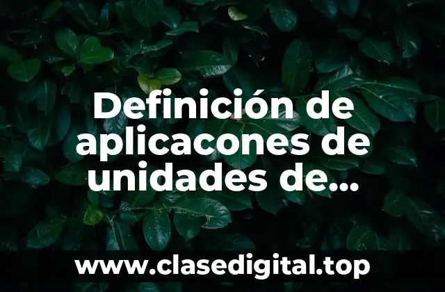 Ejemplos de aplicaciones de unidades de concentración de sistema disperso