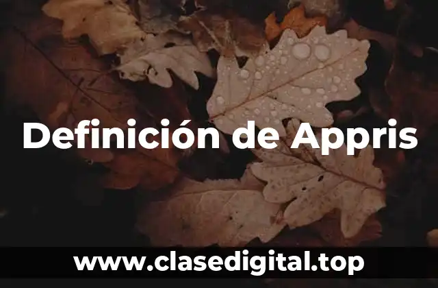 Definición de Appris
