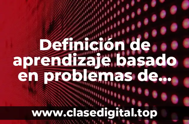 Ejemplos de aprendizaje basado en problemas de taller de lectura