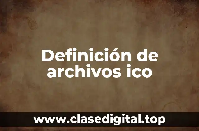 Ejemplos de archivos ico