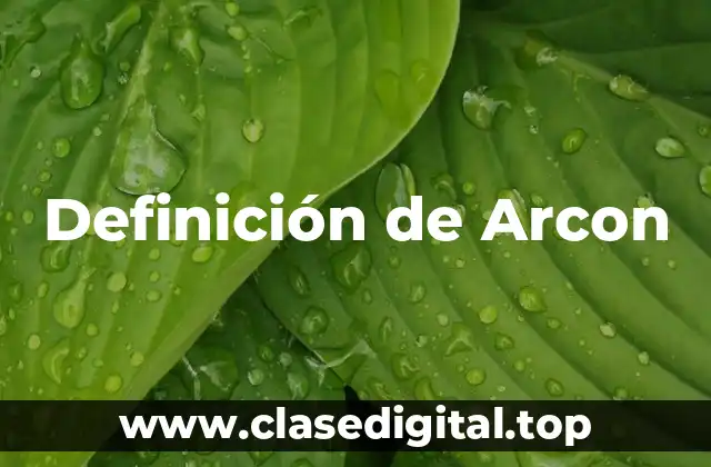 Definición de Arcon
