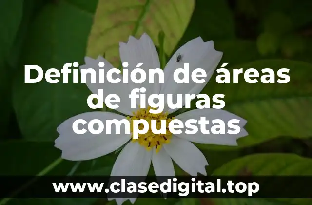 Definición de áreas de figuras compuestas